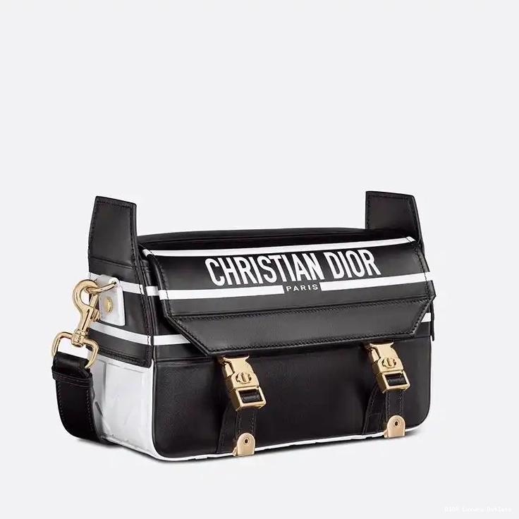 Cheap Messenger Leather Diorcamp Black Smooth Small 0420 Luxury